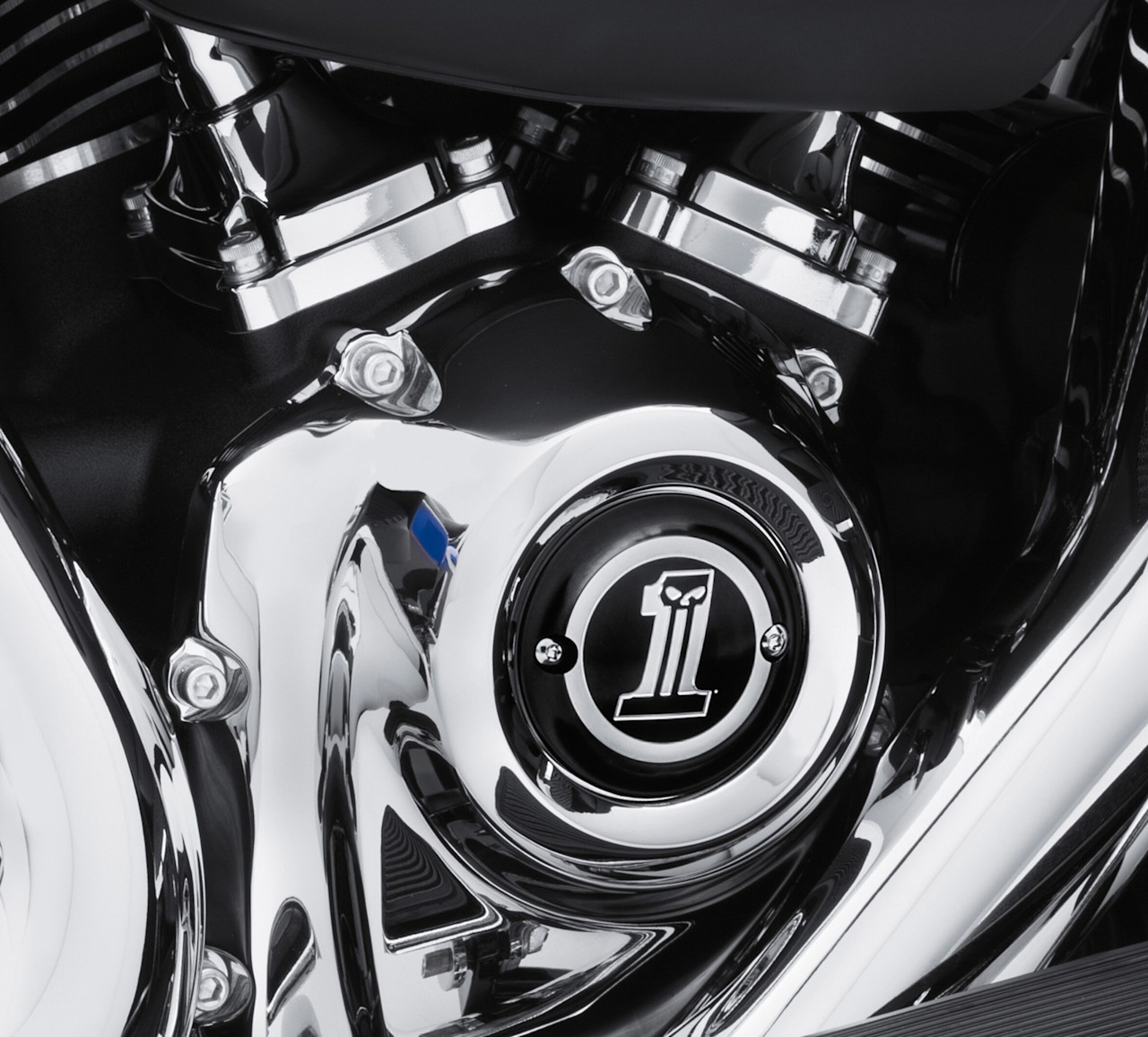 Harley-Davidson Accessories Dark Custom Timer Cover