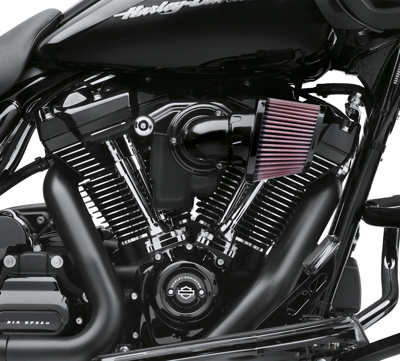 Harley-Davidson Accessories Milwaukee-Eight Gloss Black Upper Rocker Box Cover