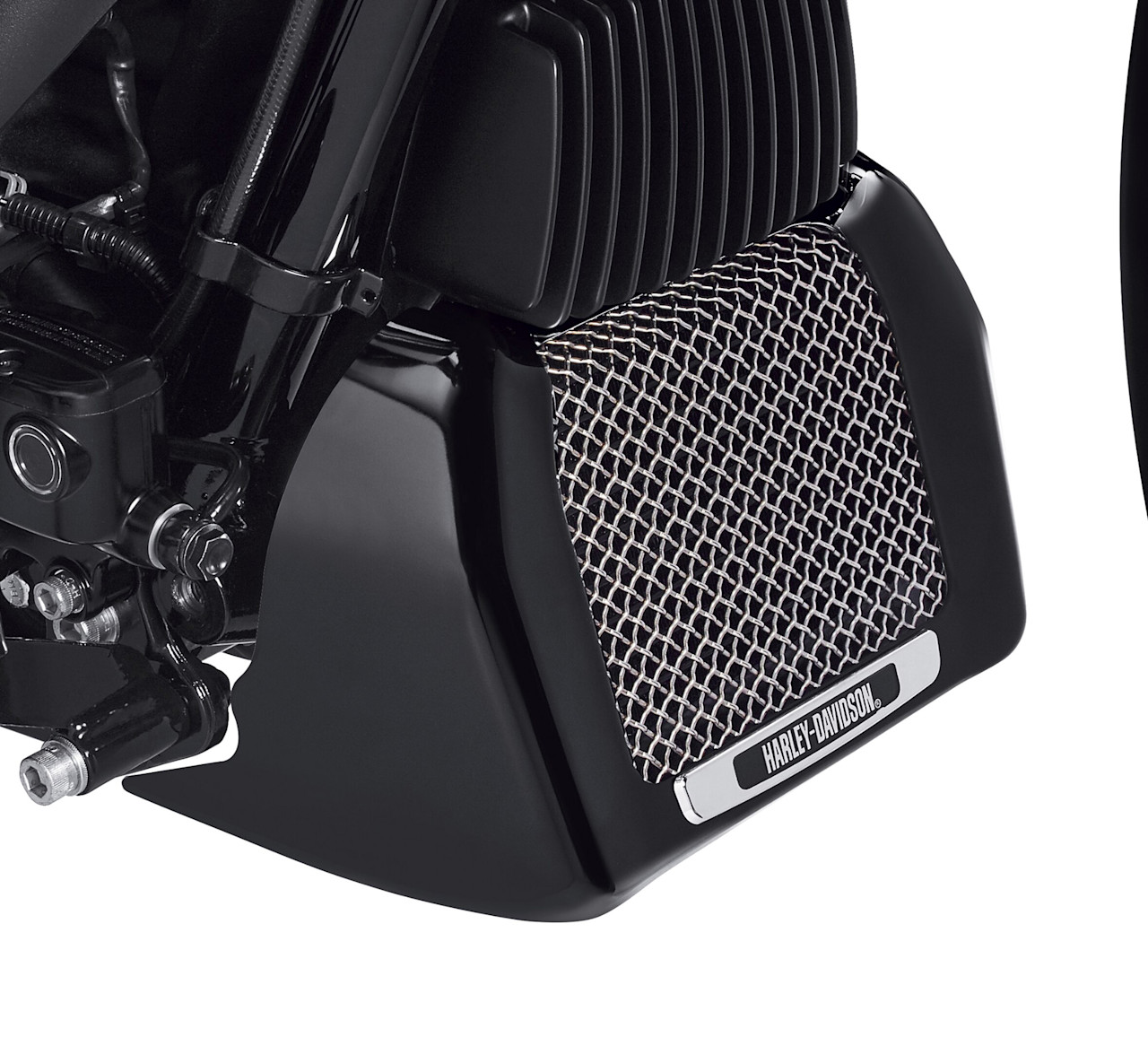 Harley-Davidson Accessories Oil Cooler Cover Kit - Gloss Black