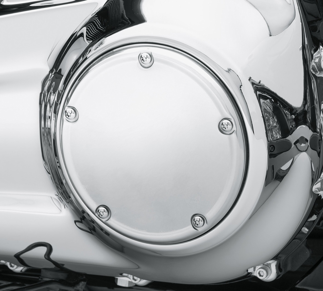 Harley-Davidson Accessories Polished Narrow-Profile Derby Cover