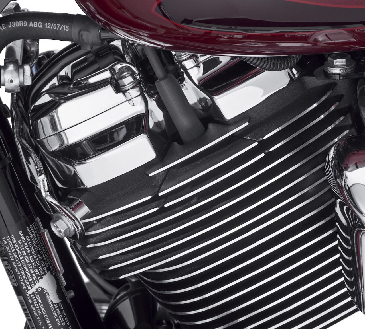 Harley-Davidson Accessories Finned Spark Plug Covers - Black