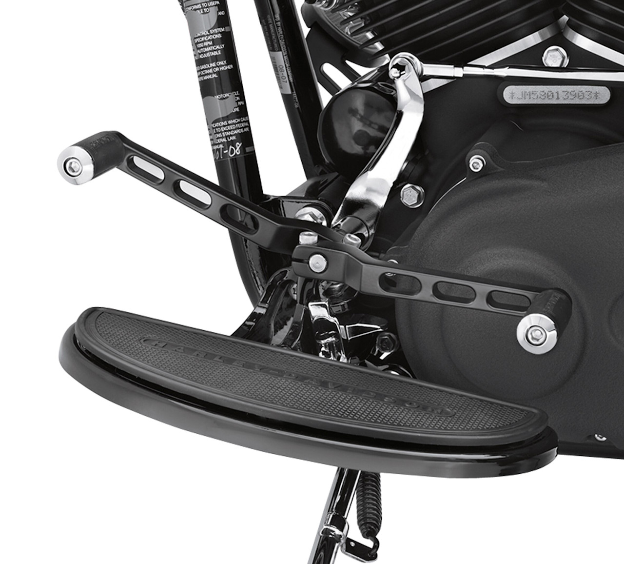 Harley-Davidson Accessories Satin Black Billet Heel/Toe Shift Lever