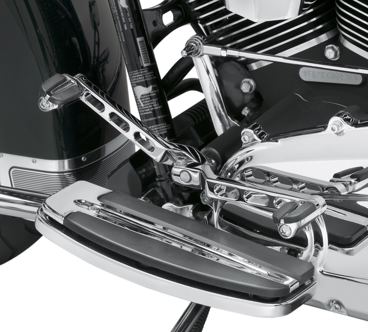 Harley-Davidson Accessories Chrome Billet Heel/Toe Shift Lever