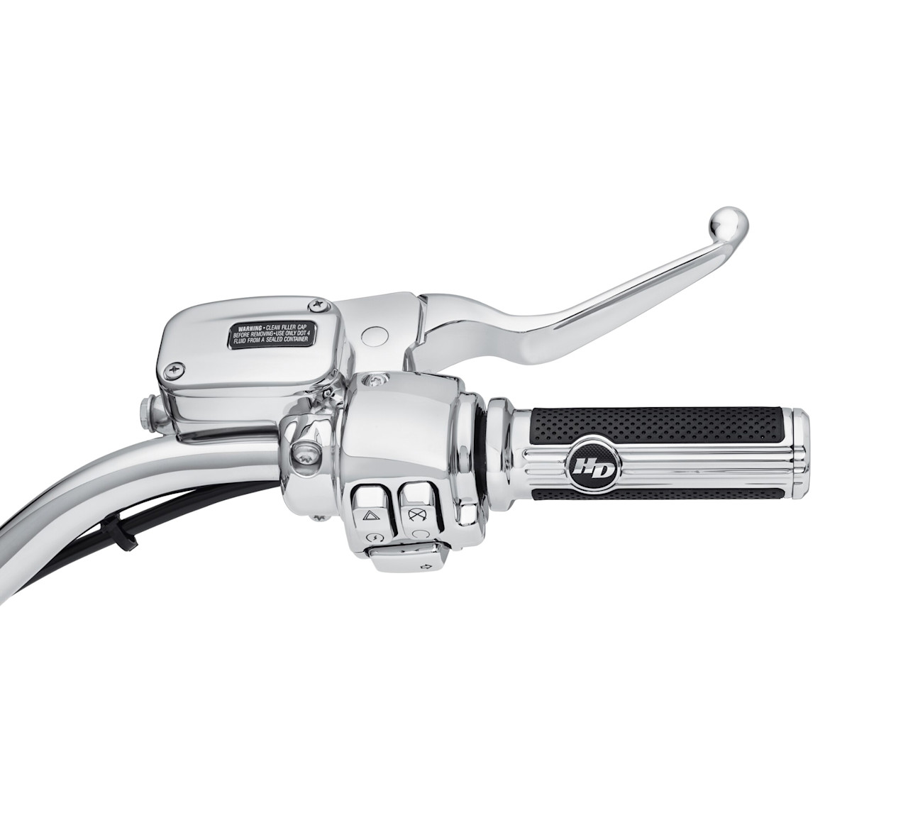 Harley-Davidson Accessories Clutch Bracket and Master Cylinder Reservior Kit - Chrome