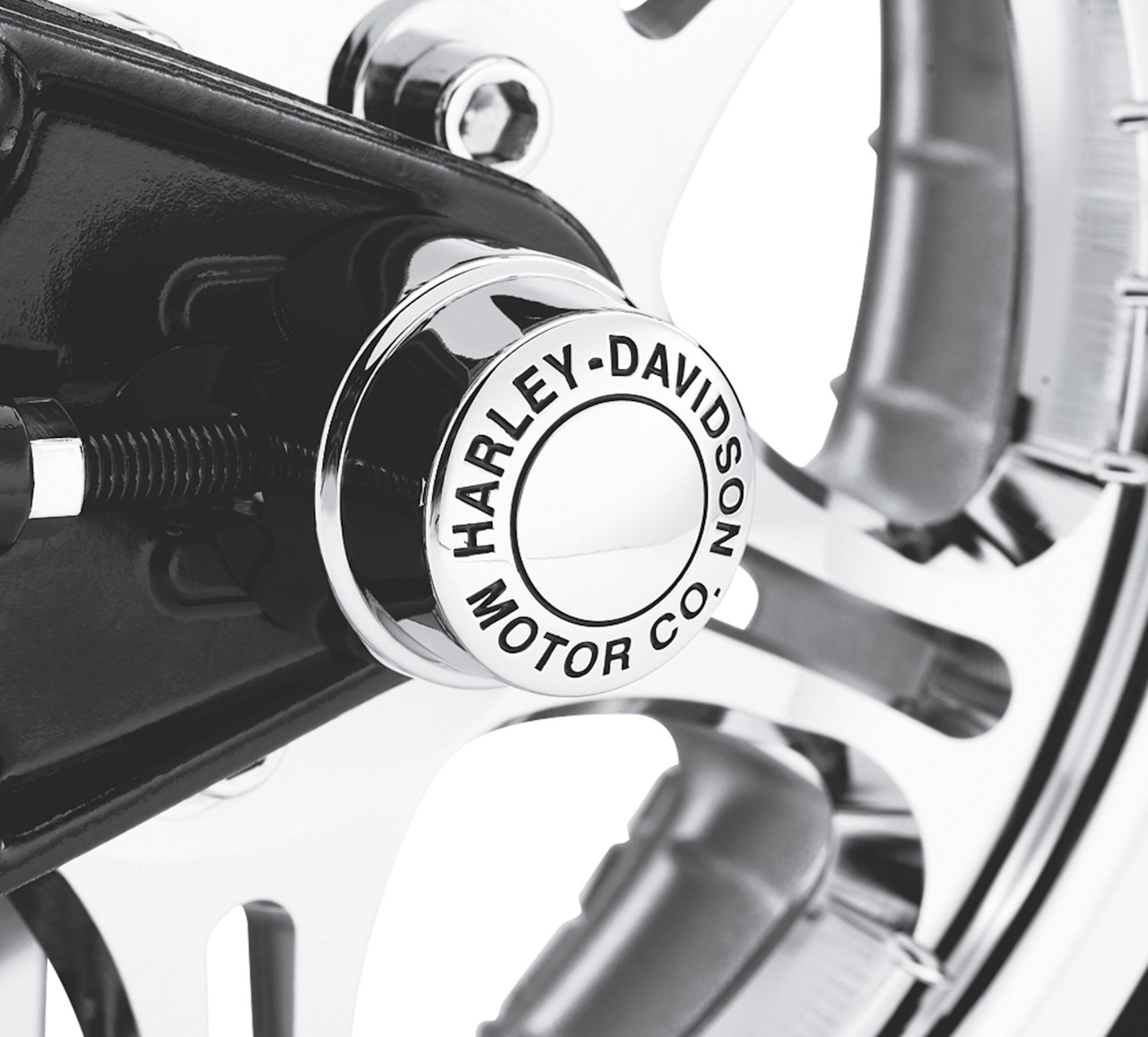 Harley-Davidson Accessories Motor Co. Rear Axle Nut Covers
