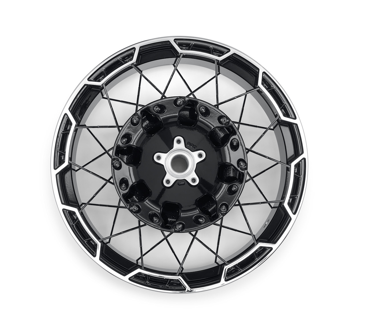 Harley-Davidson Accessories Combo Cast Laced 21 In. Front/18 In. Rear Wheel Kit