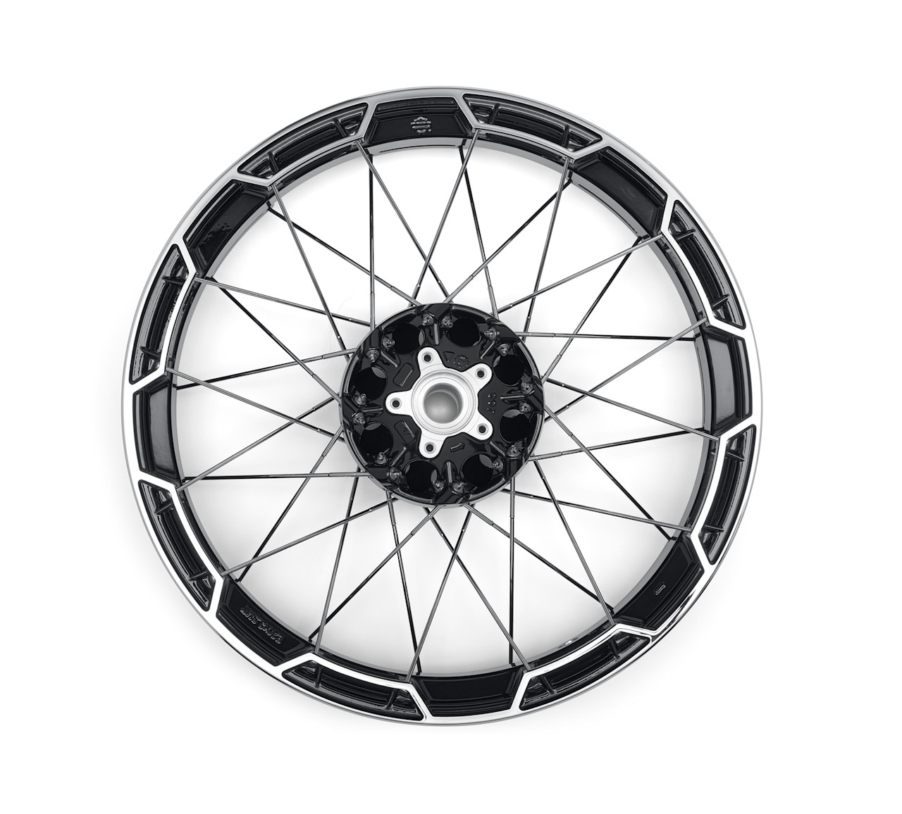 Harley-Davidson Accessories Combo Cast Laced 21 In. Front/18 In. Rear Wheel Kit