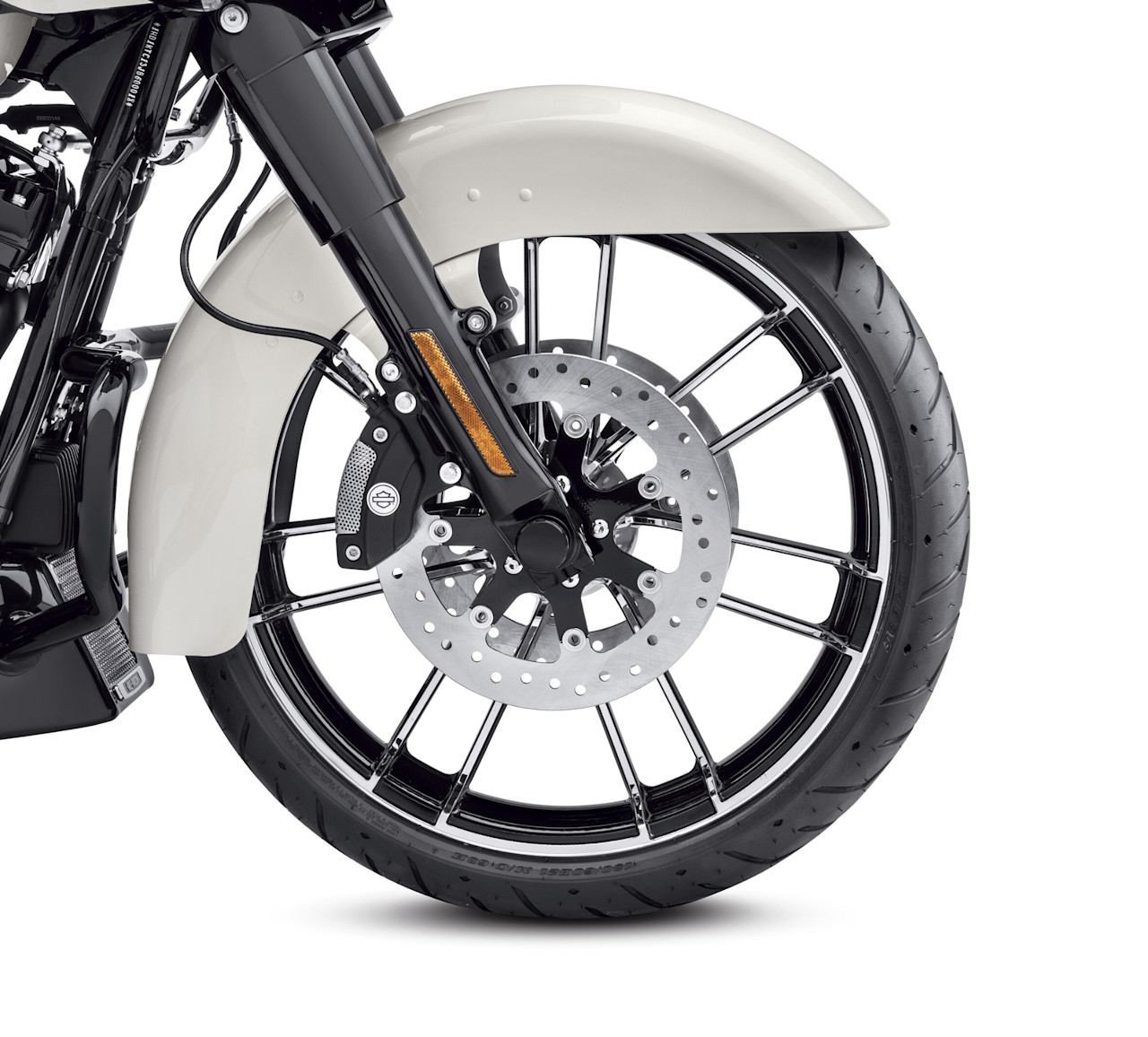 Harley-Davidson Accessories Knockout Custom Wheel Kit - Contrast Chrome