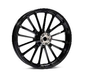 Harley-Davidson Accessories H-D Roulette Black 19 in. Front Wheel