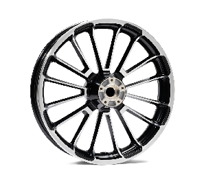Harley-Davidson Accessories H-D Roulette Contrast Cut 19 in. Front Wheel