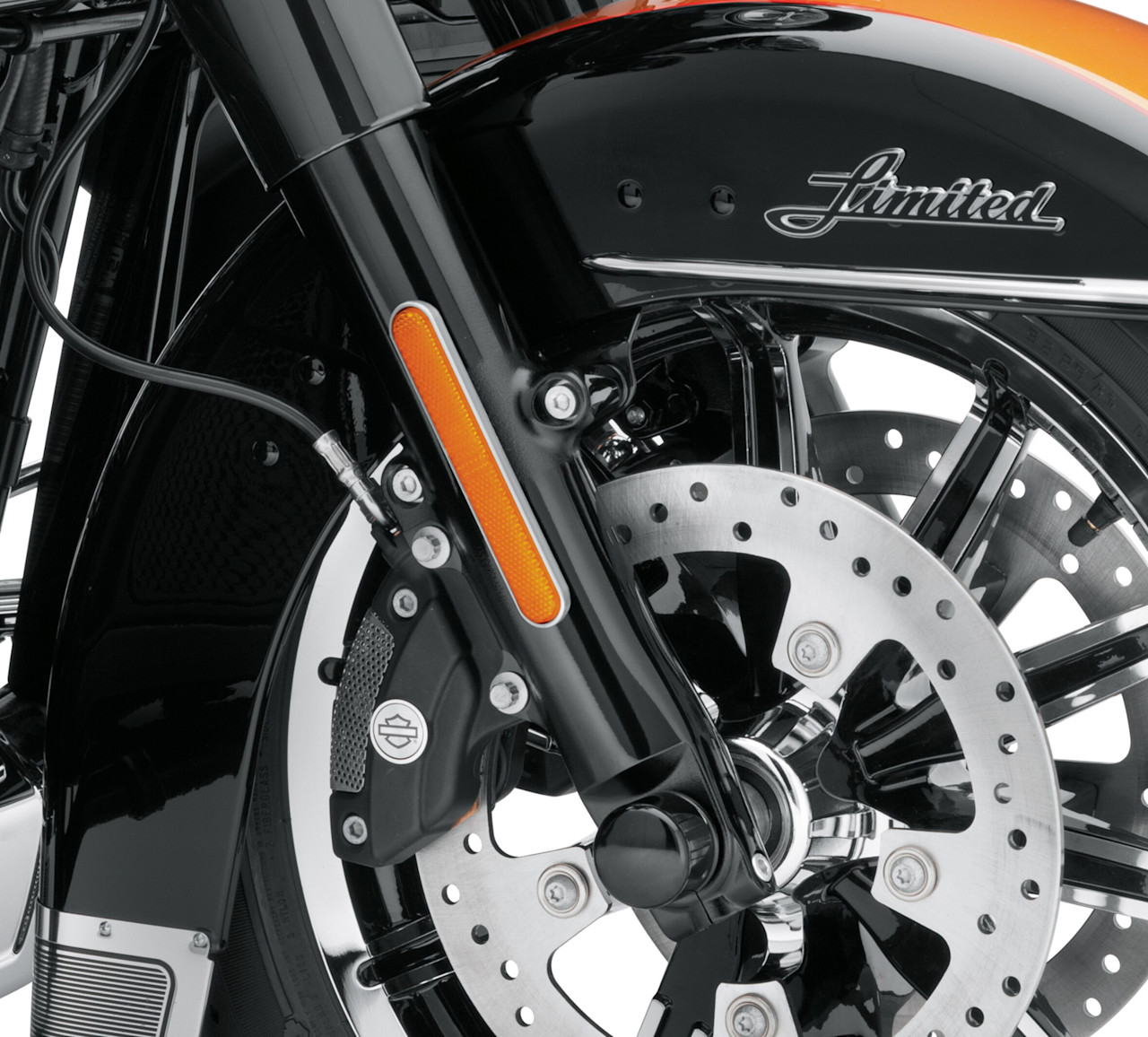 Harley-Davidson Accessories Gloss Black Lower Fork Sliders
