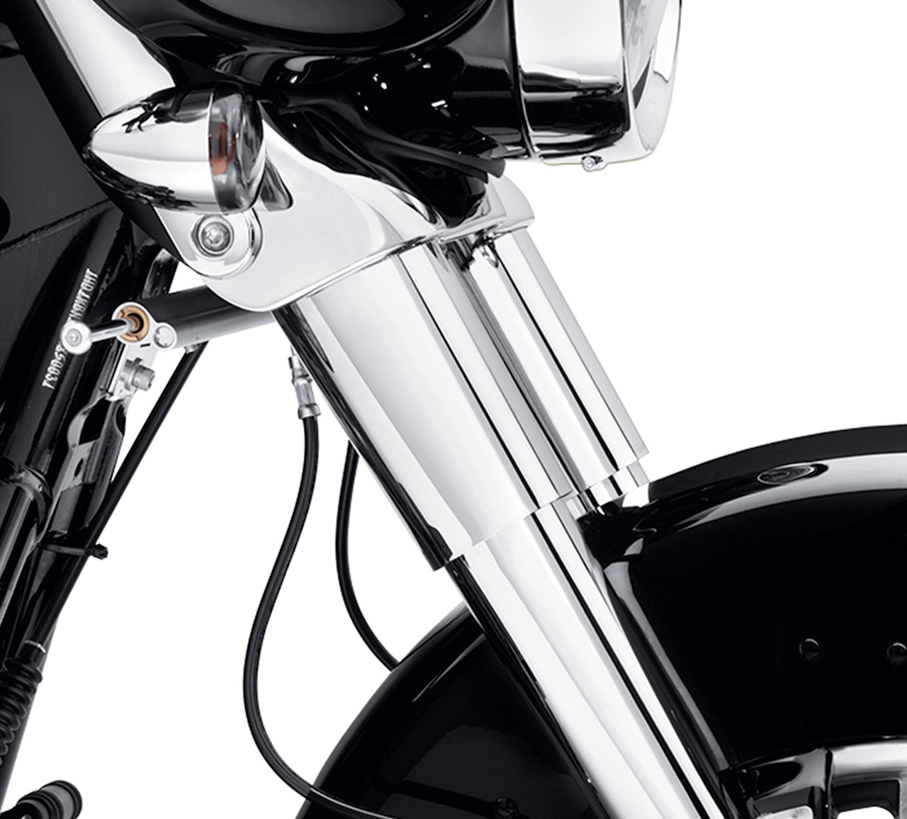 Harley-Davidson Accessories Chrome Upper Fork Slider Covers