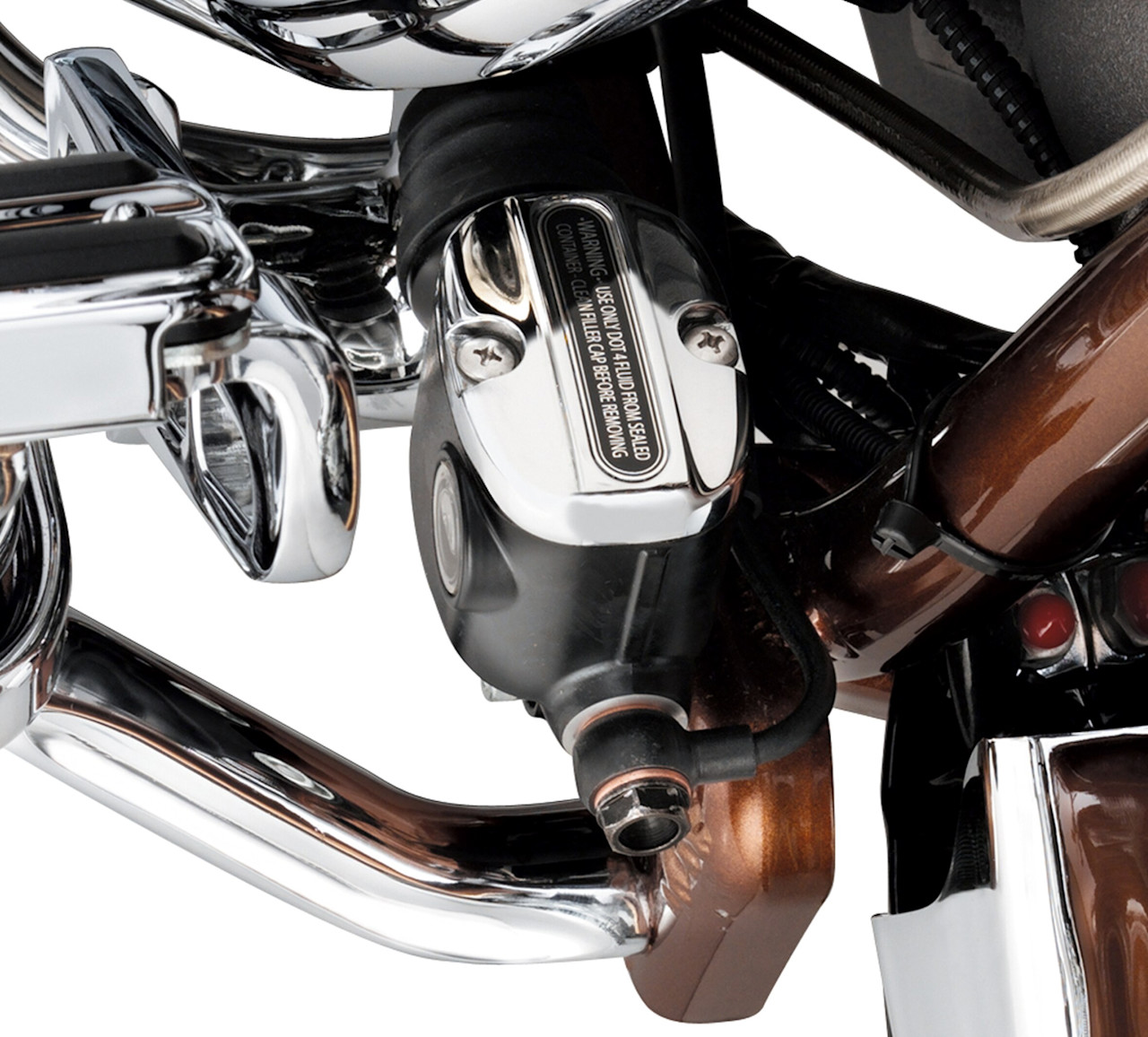 Harley-Davidson Accessories Chrome Rear Master Cylinder Cover