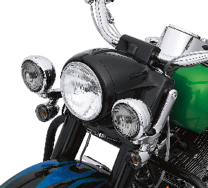 Harley-Davidson Accessories Gloss Black Headlamp Trim Ring
