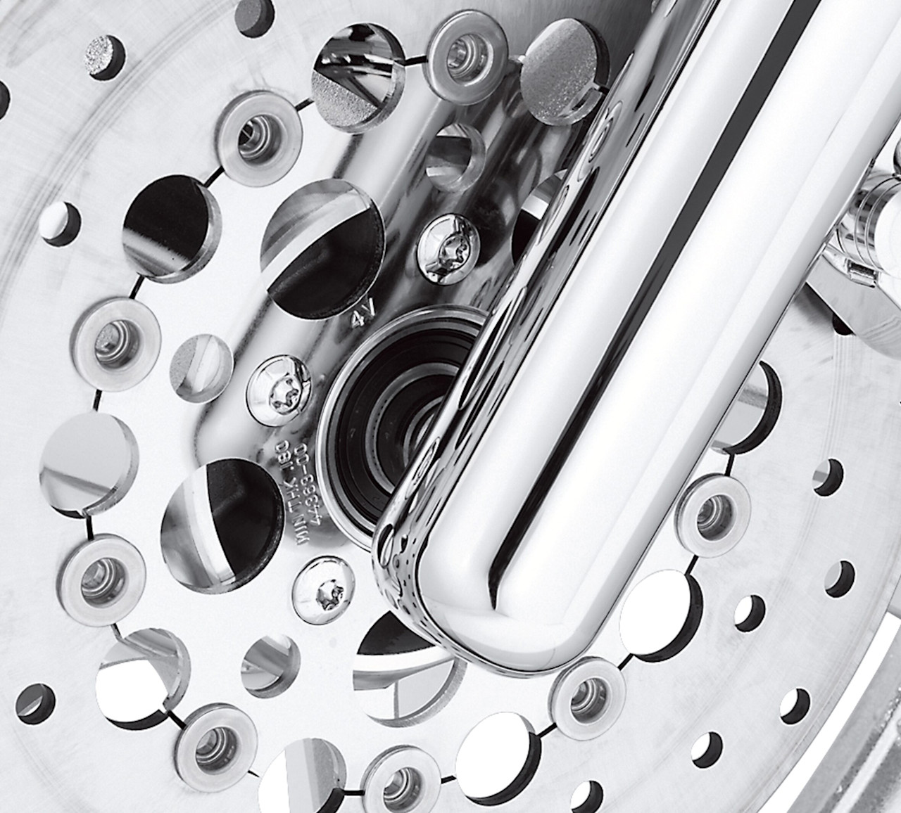 Harley-Davidson Accessories Chrome Rear Brake Disc Hardware Kit