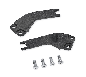 Harley-Davidson Accessories Wrinkle Black Passenger Footpeg Support Kit