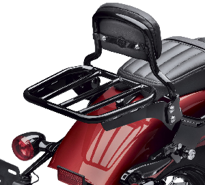 Harley-Davidson Accessories Sport Luggage Rack for HoldFast Sissy Bar Upright - Gloss Black