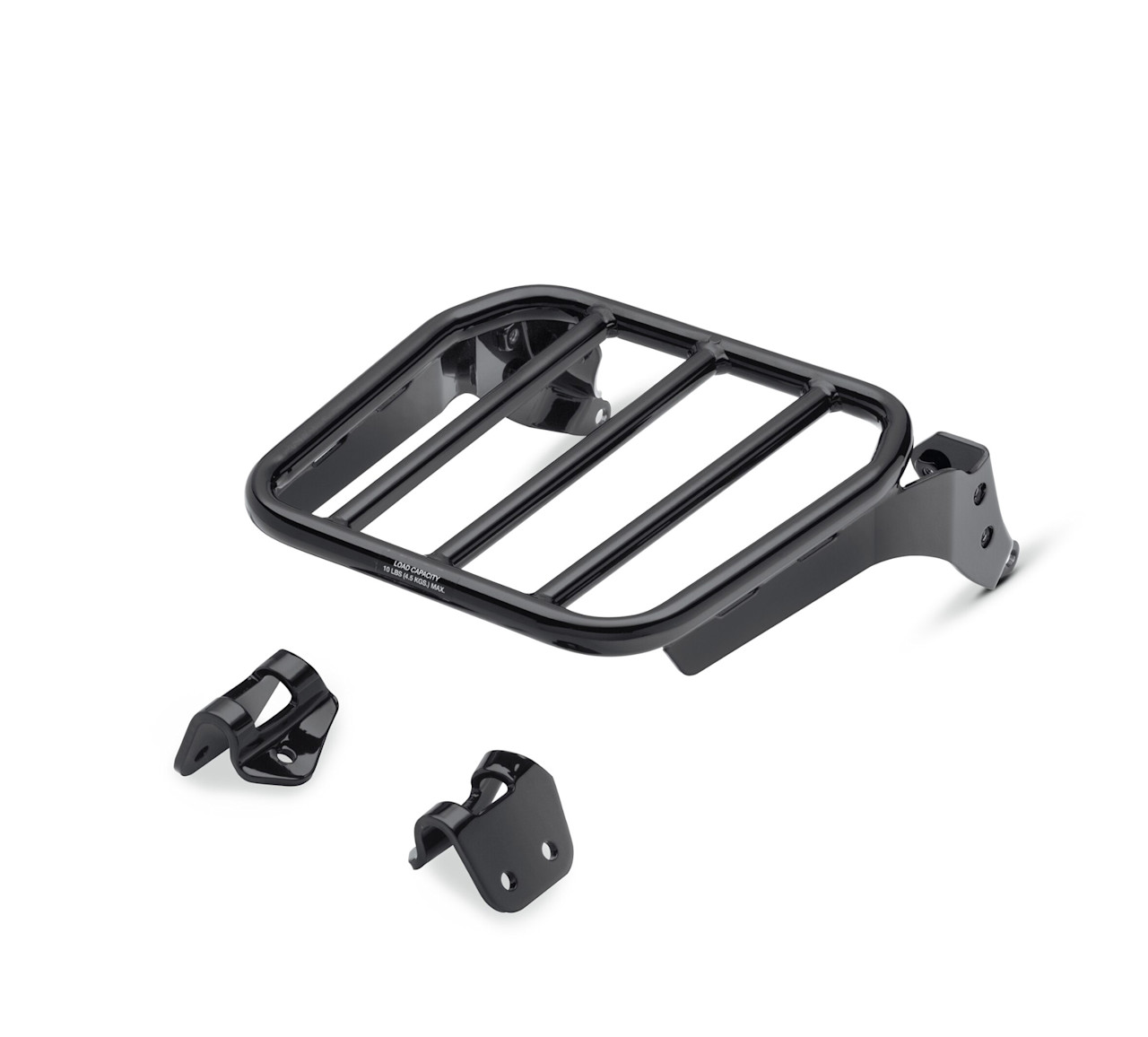 Harley-Davidson Accessories Sport Luggage Rack for HoldFast Sissy Bar Upright - Gloss Black