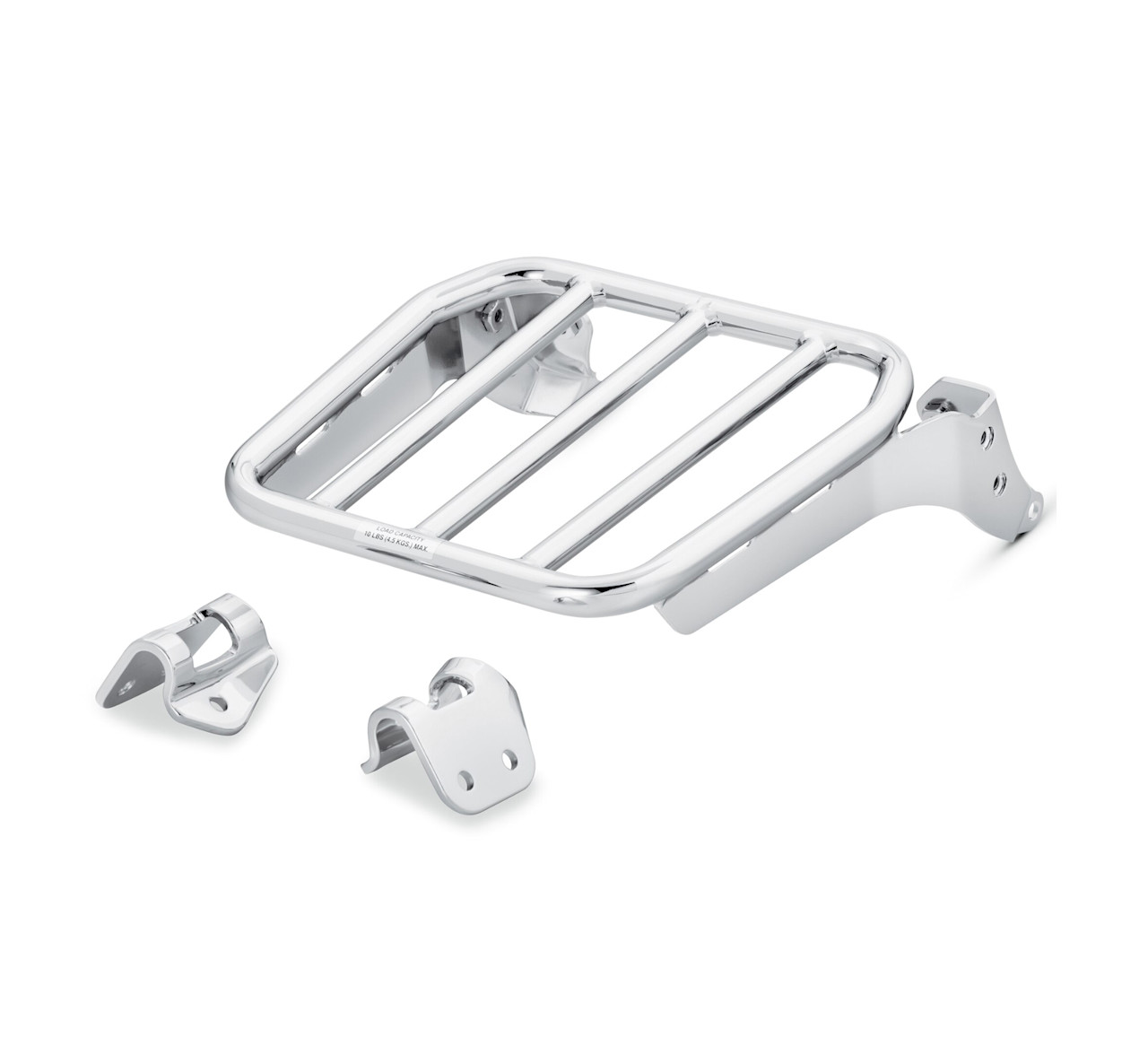 Harley-Davidson Accessories Sport Luggage Rack for HoldFast Sissy Bar Uprights - Chrome