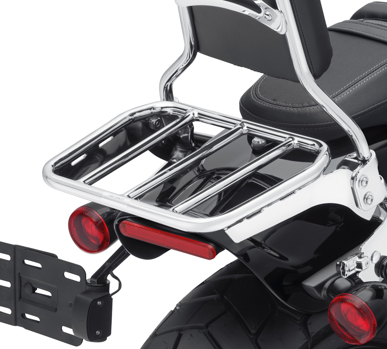 Harley-Davidson Accessories Sport Luggage Rack for HoldFast Sissy Bar Uprights - Chrome