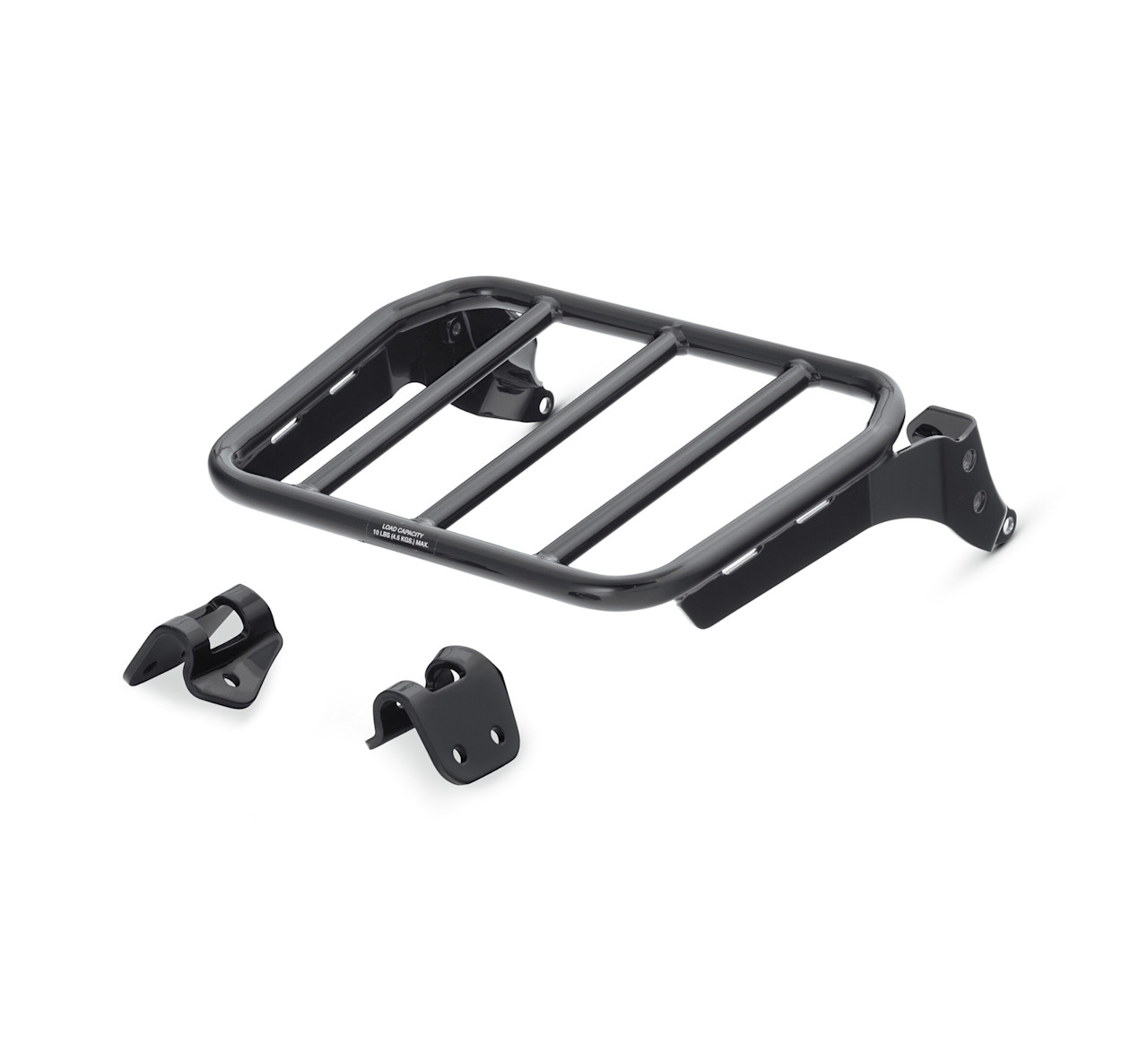 Harley-Davidson Accessories Sport Luggage Rack for HoldFast Sissy Bar Uprights - Gloss Black