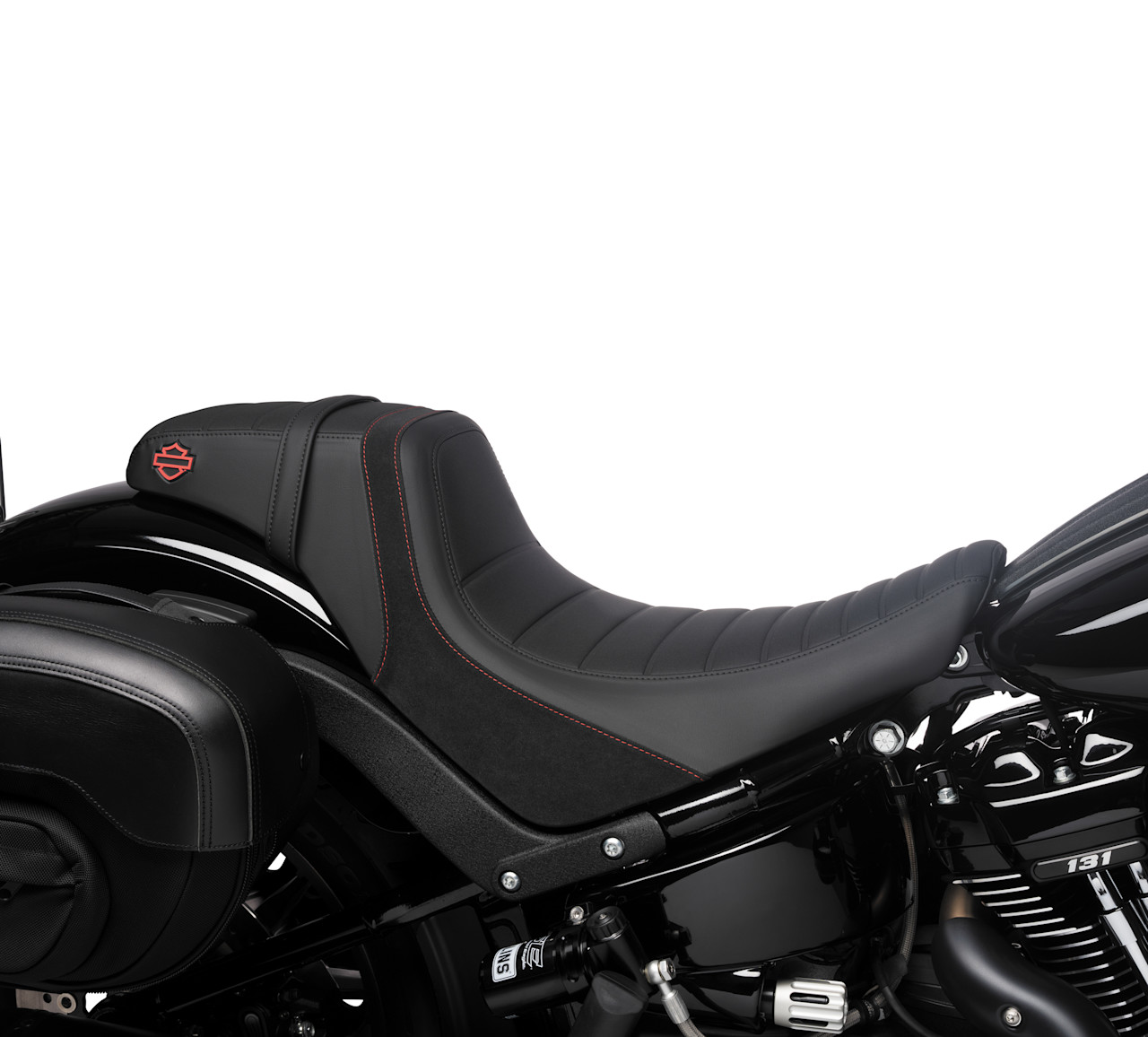 Harley-Davidson Accessories Switchback Seat - Red Stitch