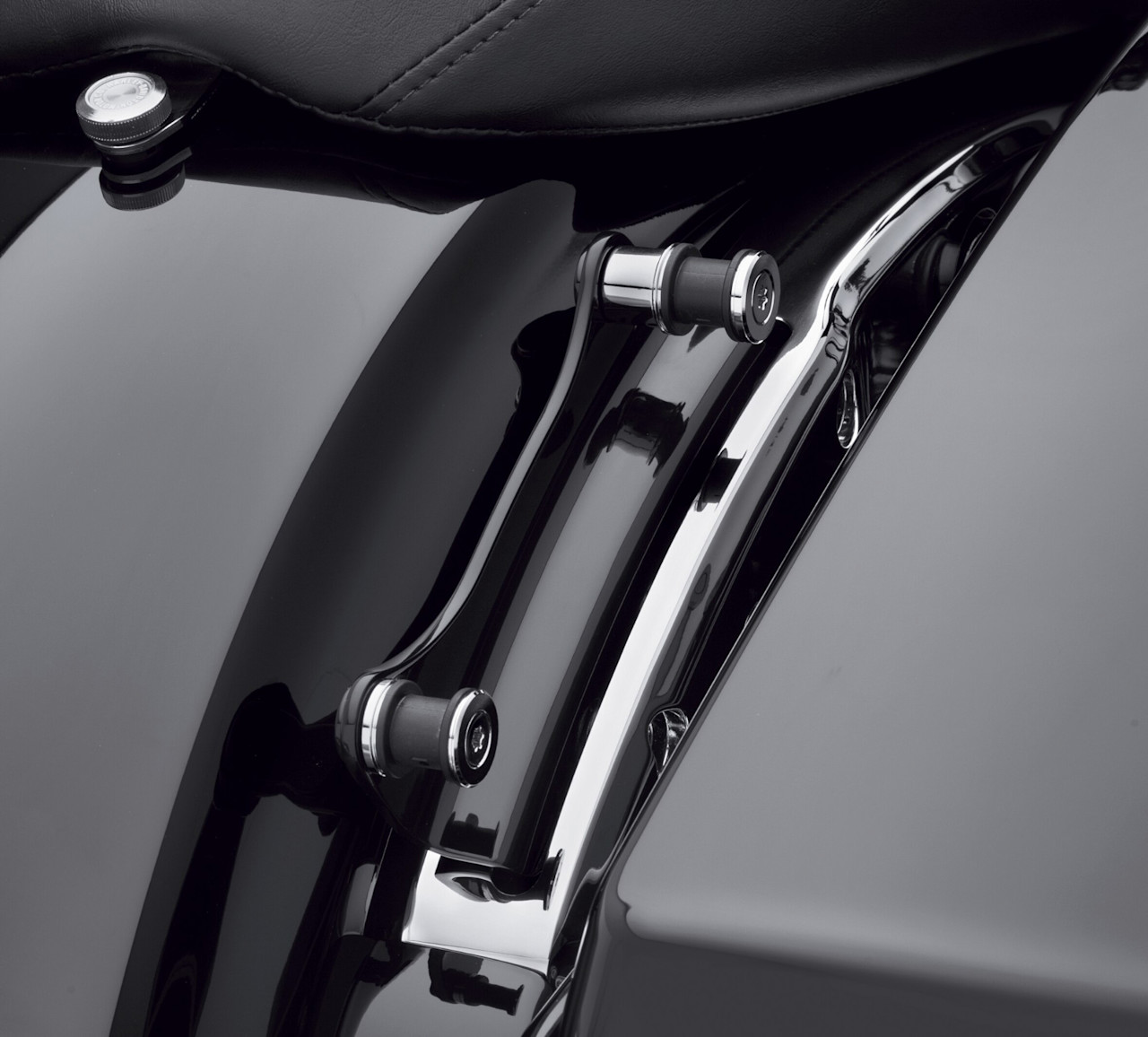 Harley-Davidson Accessories 4-Point Docking Hardware Kit - Gloss Black