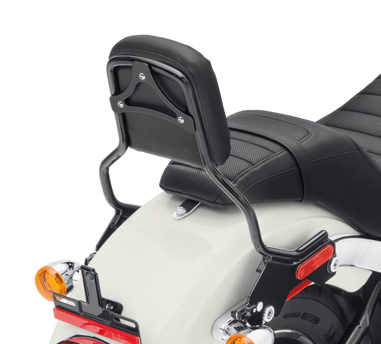 Harley-Davidson Accessories HoldFast Sissy Bar Upright - Standard Height - Gloss Black