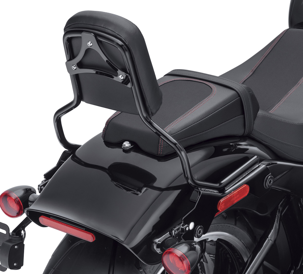 Harley-Davidson Accessories HoldFast Sissy Bar Upright - Standard Height - Gloss Black