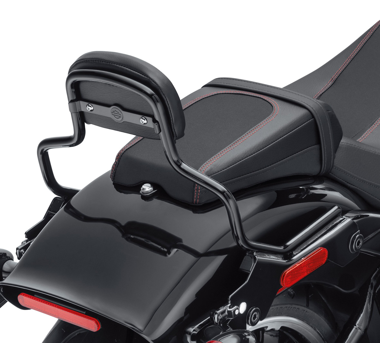 Harley-Davidson Accessories HoldFast Sissy Bar Upright - Short - Gloss Black