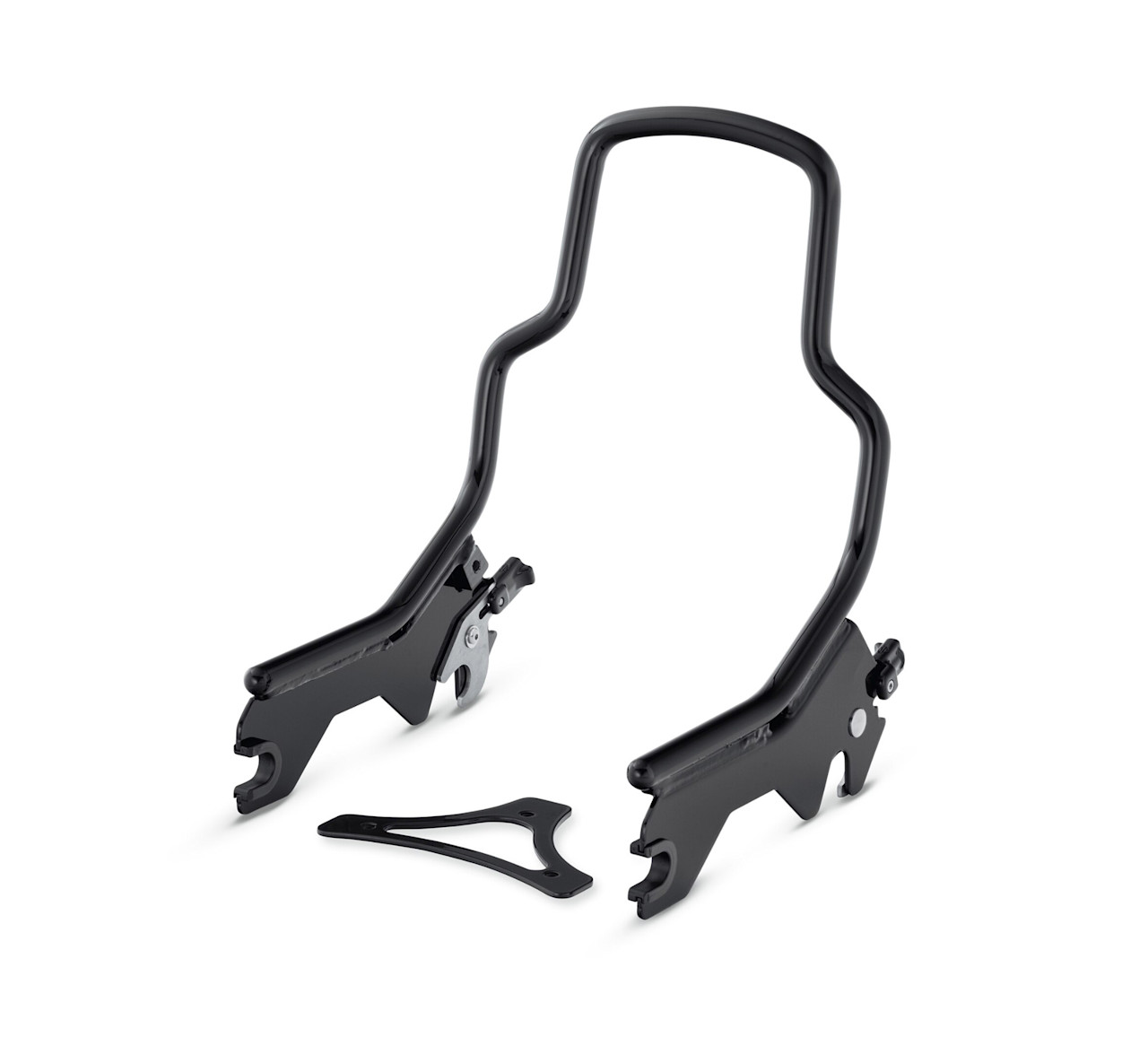 Harley-Davidson Accessories HoldFast Sissy Bar Upright - Short - Gloss Black