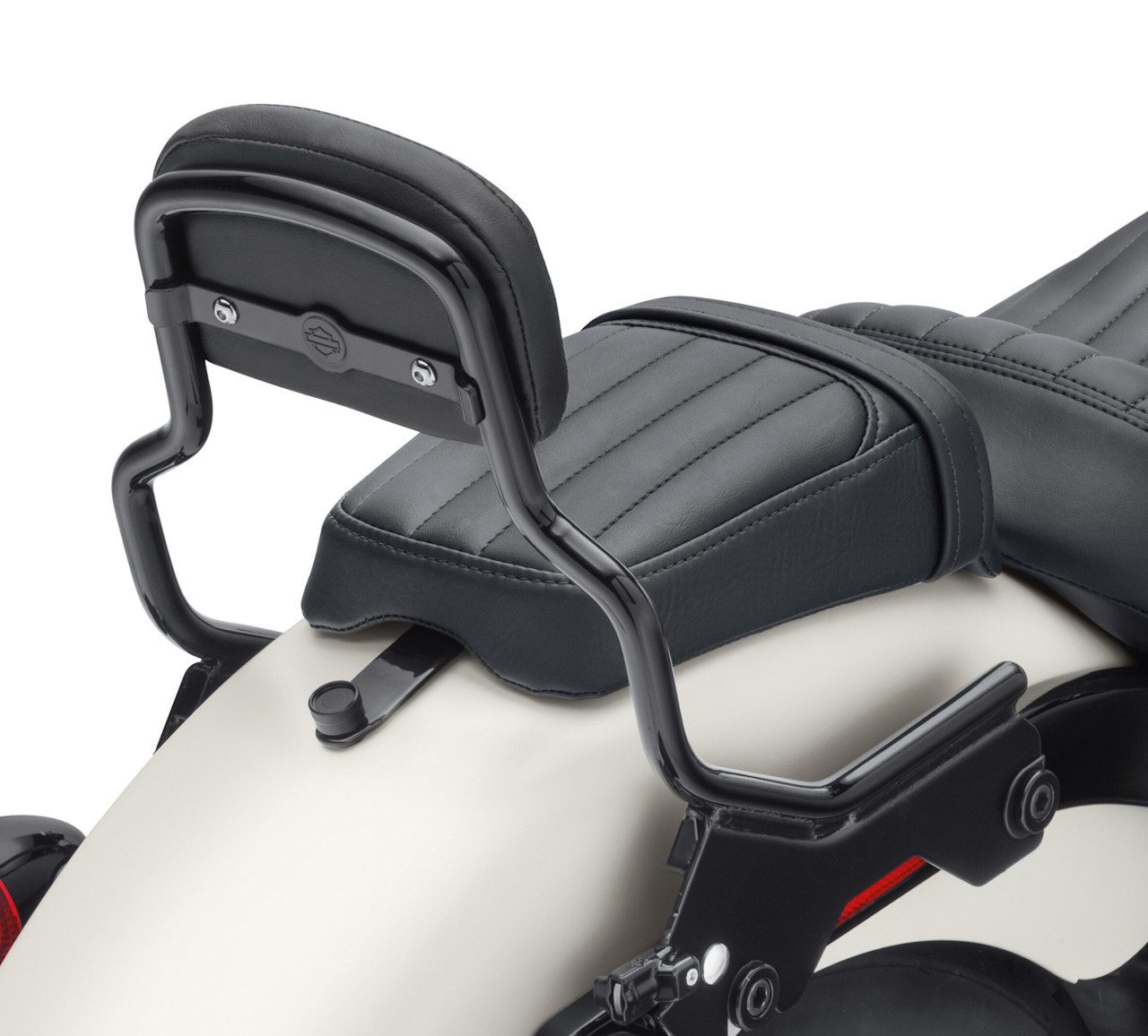 Harley-Davidson Accessories HoldFast Sissy Bar Upright - Short - Gloss Black