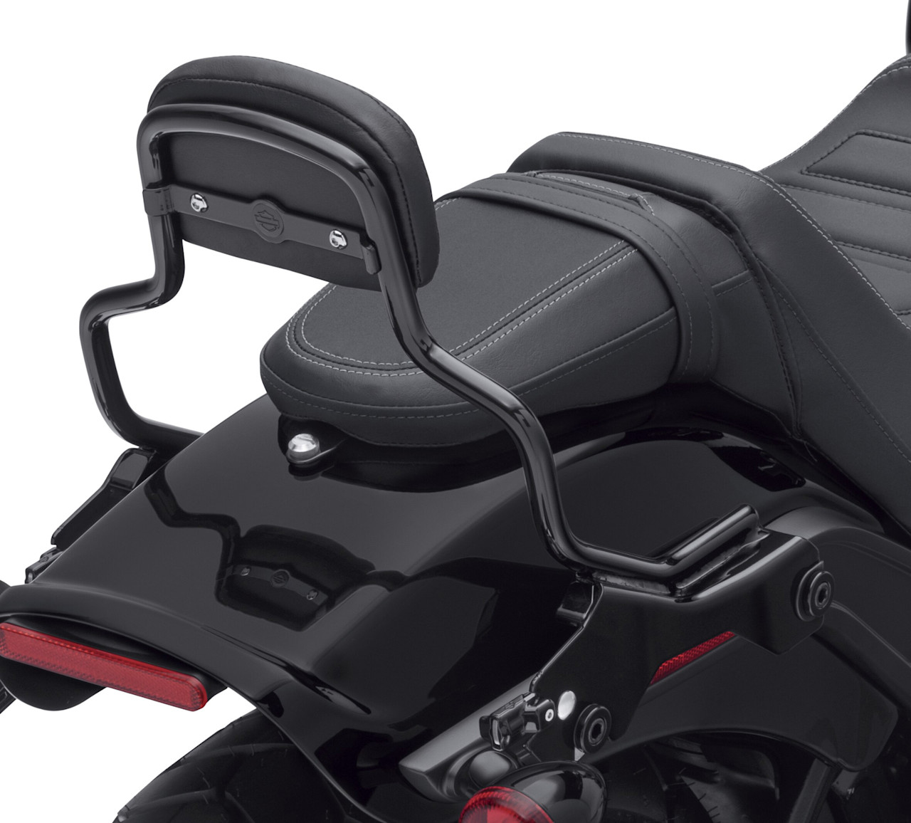 Harley-Davidson Accessories HoldFast Sissy Bar Upright - Short - Gloss Black