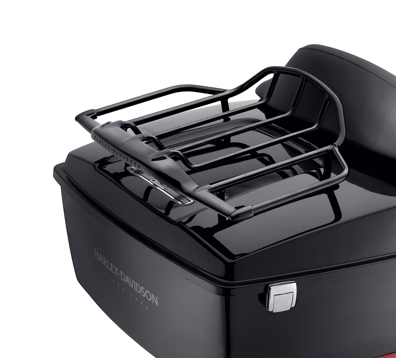 Harley-Davidson Accessories Air Wing Tour-Pak Gloss Black Luggage Rack