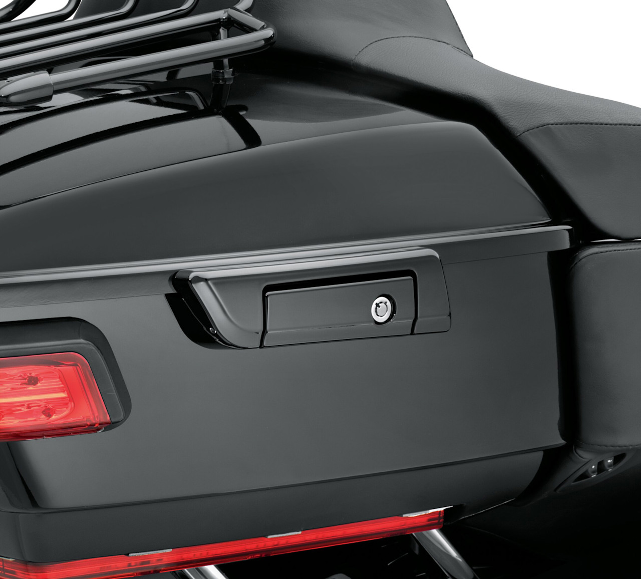 Harley-Davidson Accessories Gloss Black Tour-Pak Hinges and Latch Kit