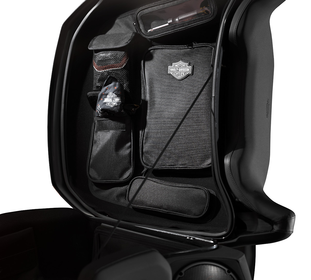 Harley-Davidson Accessories Tour-Pak Lid Fitted Liner with Organizer