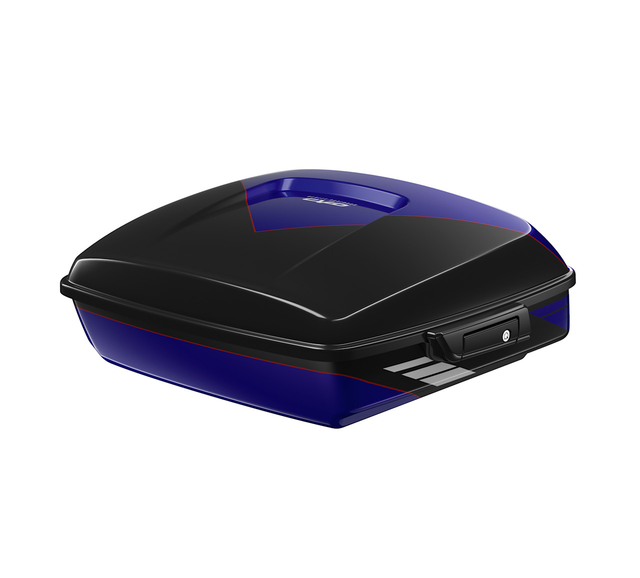 Harley-Davidson Accessories Chopped Tour-Pak Luggage - Blue Streak
