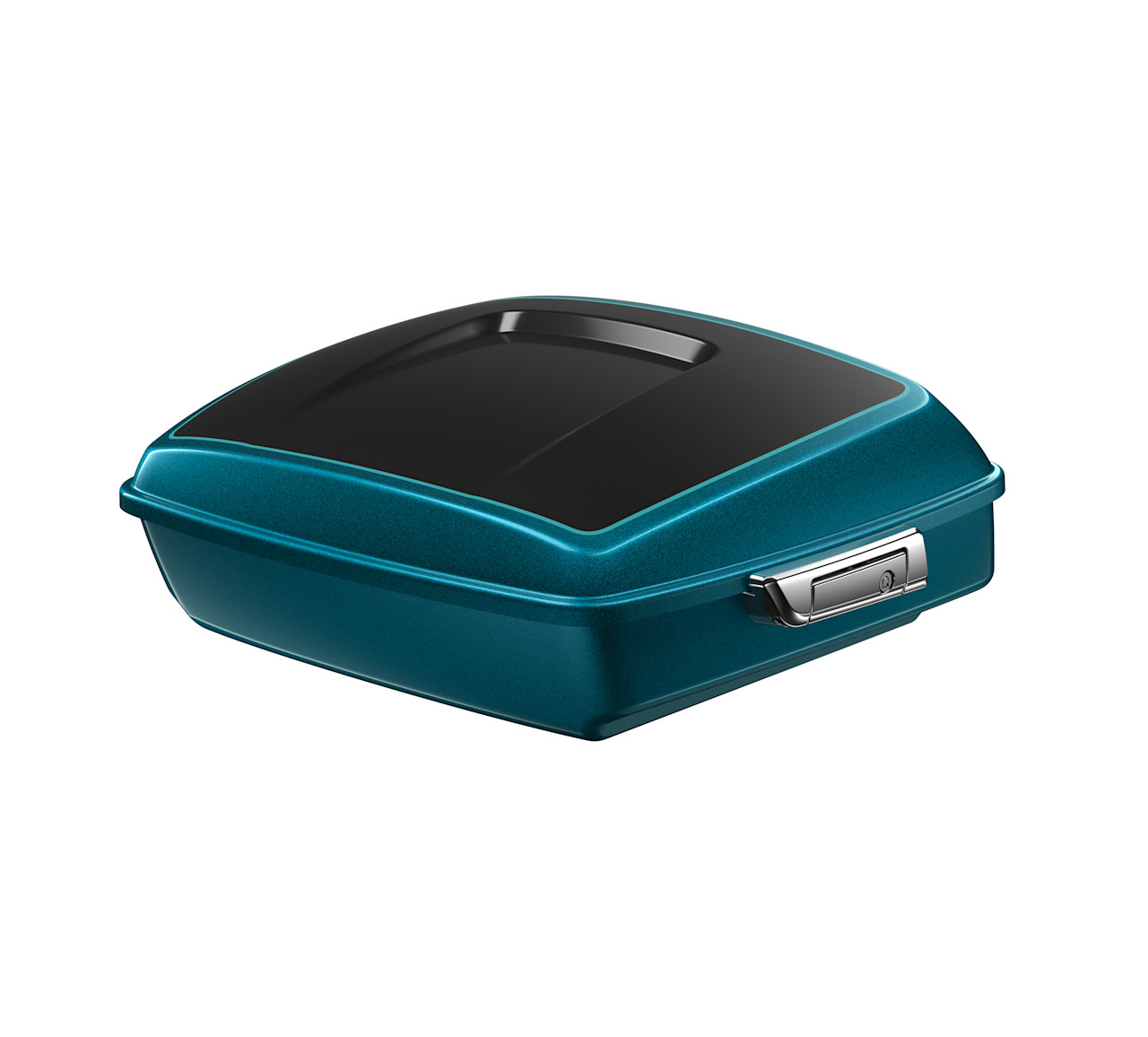 Harley-Davidson Accessories Chopped Tour-Pak Luggage - Teal Thunder/Vivid Black