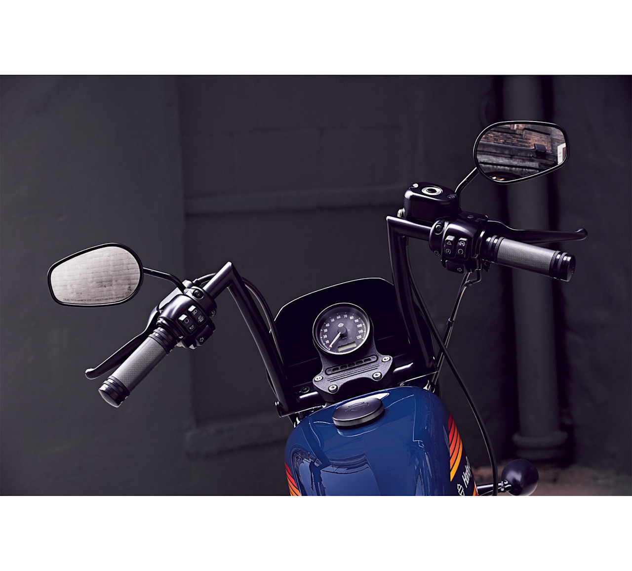 Harley-Davidson Accessories Chizeled Satin Black Handlebar