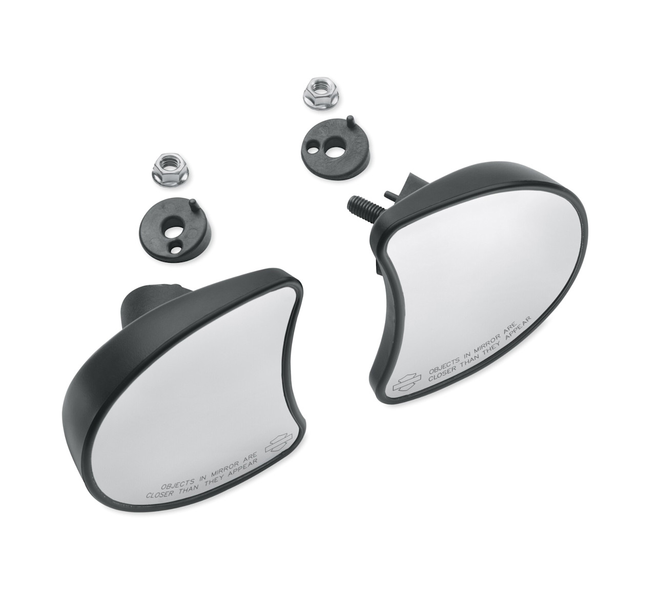 Harley-Davidson Accessories Black Fairing Mount Mirrors