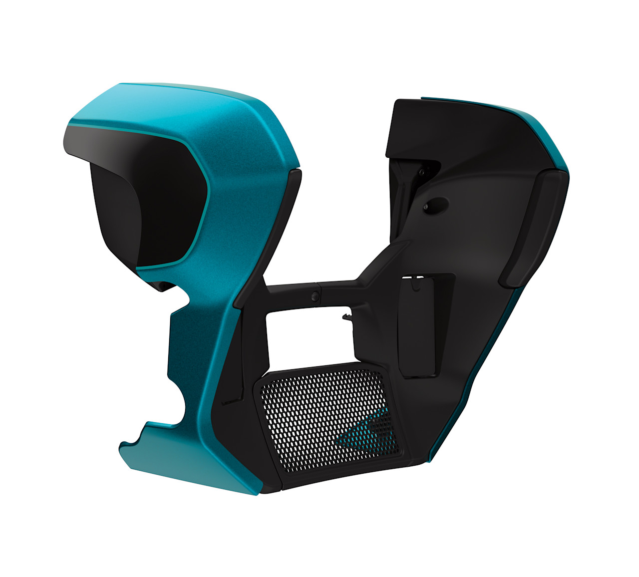 Harley-Davidson Accessories Fairing Lowers - Teal Thunder/Vivid Black