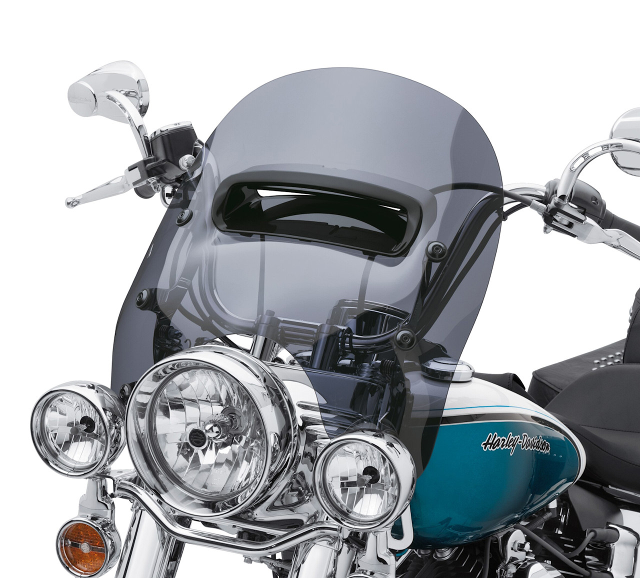 Harley-Davidson Accessories H-D Detachables Wind Splitter Vented Windshield