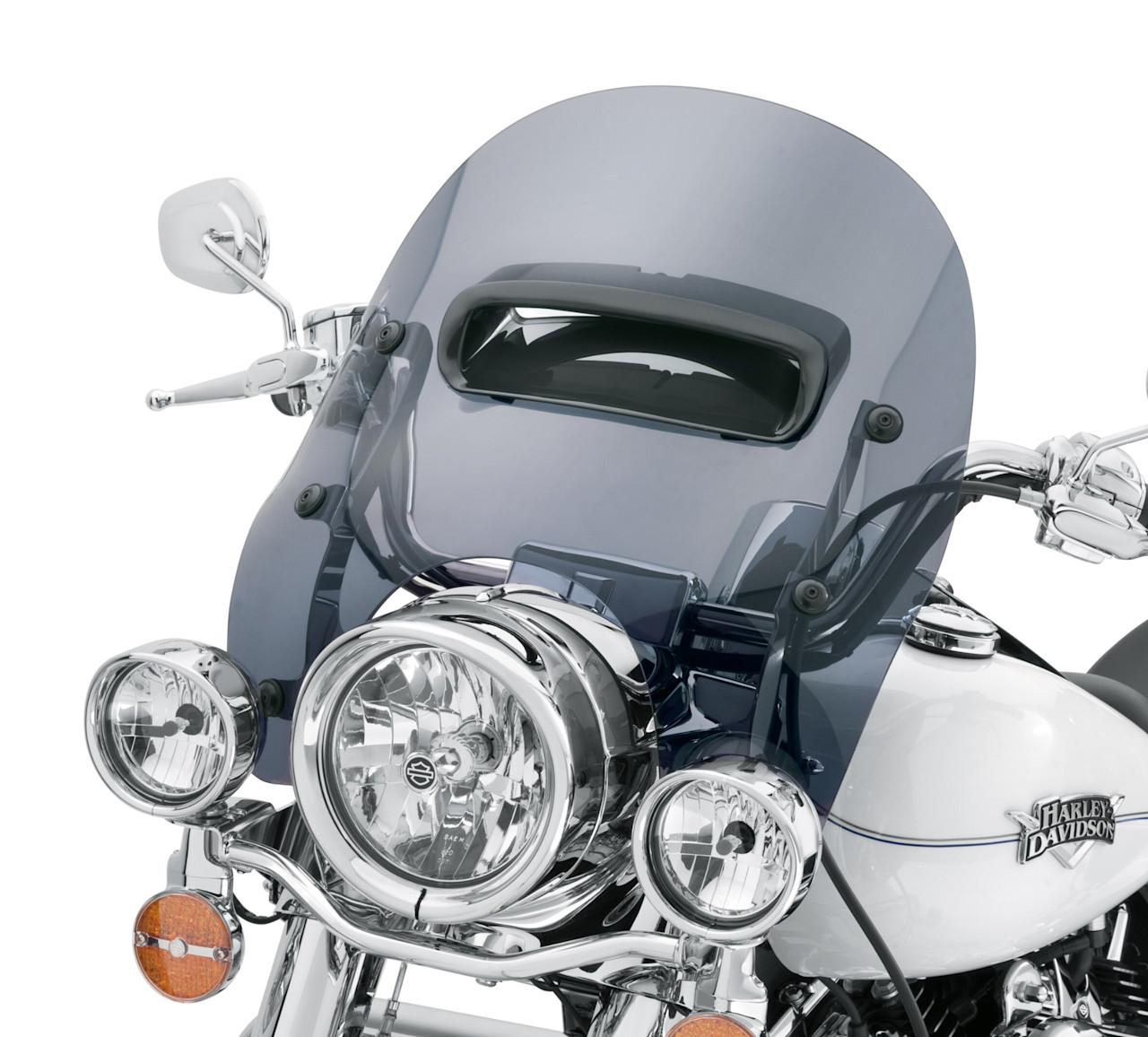 Harley-Davidson Accessories H-D Detachables Wind Splitter Vented Windshield