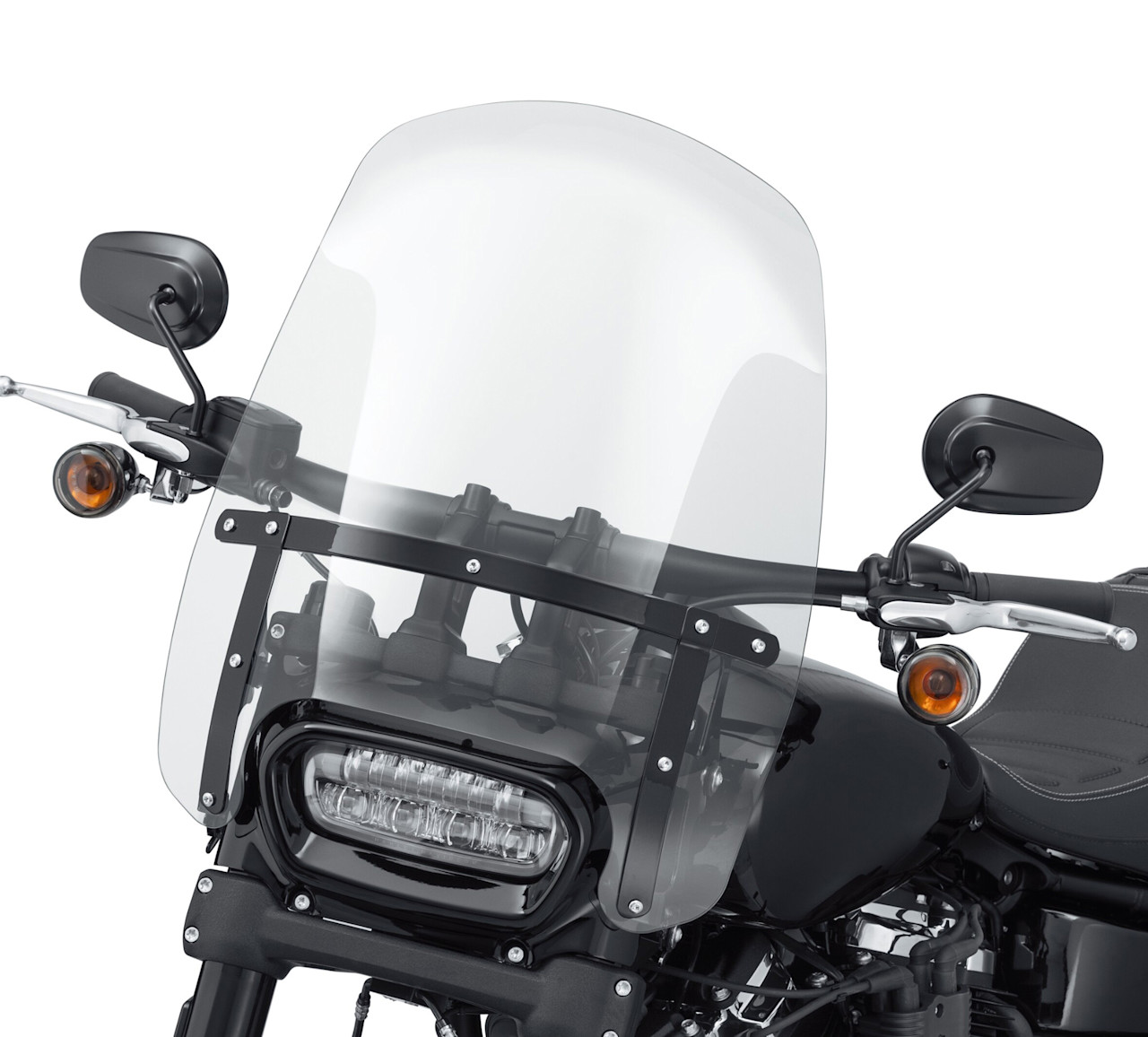Harley-Davidson Accessories Wind Splitter H-D Detachables Compact 19 in. Windshield