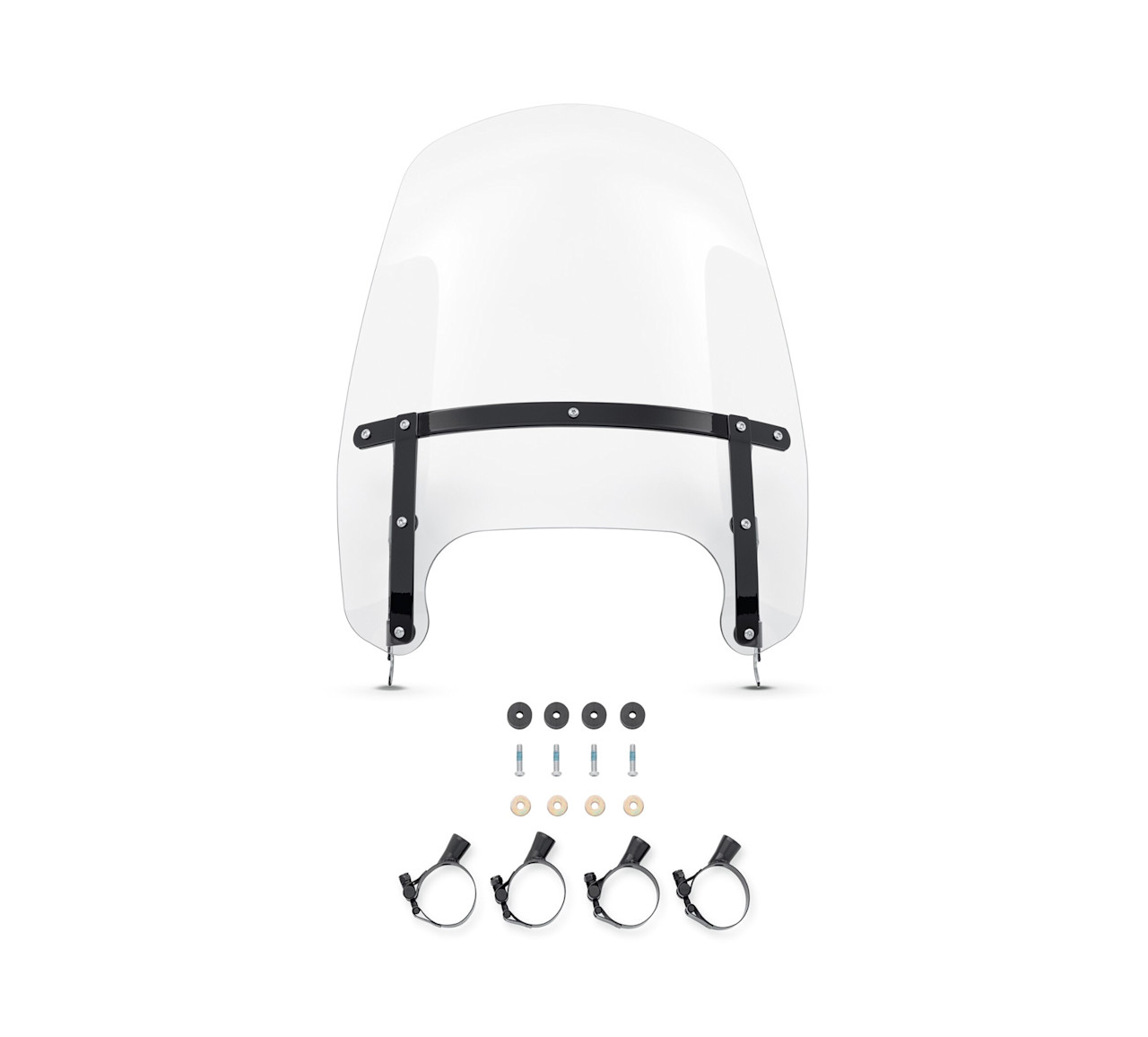 Harley-Davidson Accessories Wind Splitter H-D Detachables Compact 19 in. Windshield