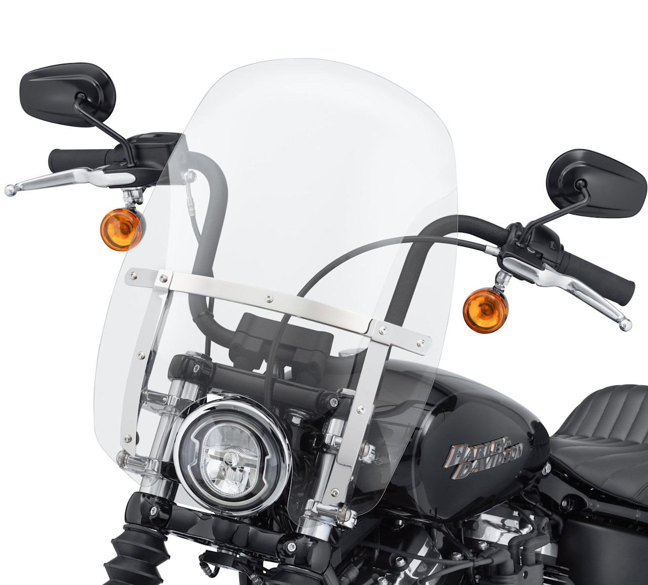 Harley-Davidson Accessories Wind Splitter Quick-Release Compact 18 in. Windshield