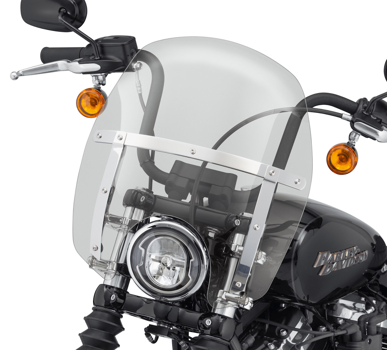 Harley-Davidson Accessories Wind Splitter Quick-Release Compact 14 in. Windshield