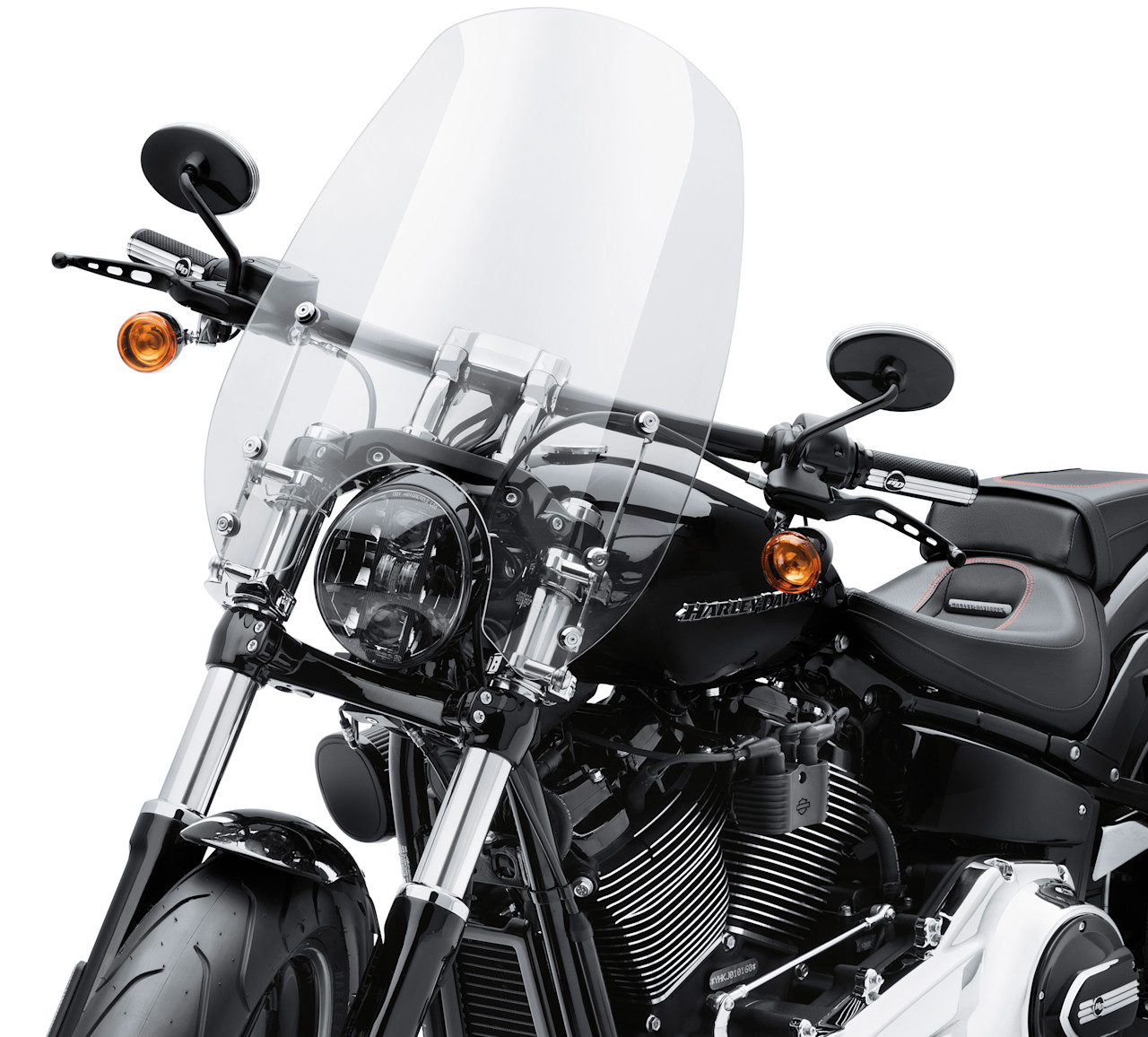Harley-Davidson Accessories Wind Splitter Quick-Release Super Sport 19 in. Windshield