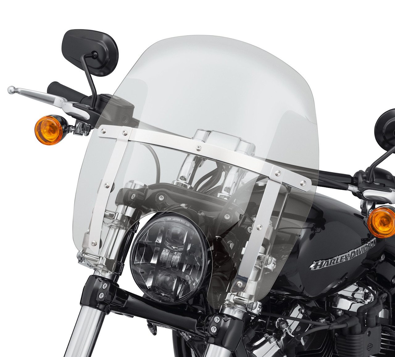 Harley-Davidson Accessories Wind Splitter Quick-Release Compact 14 in. Windshield