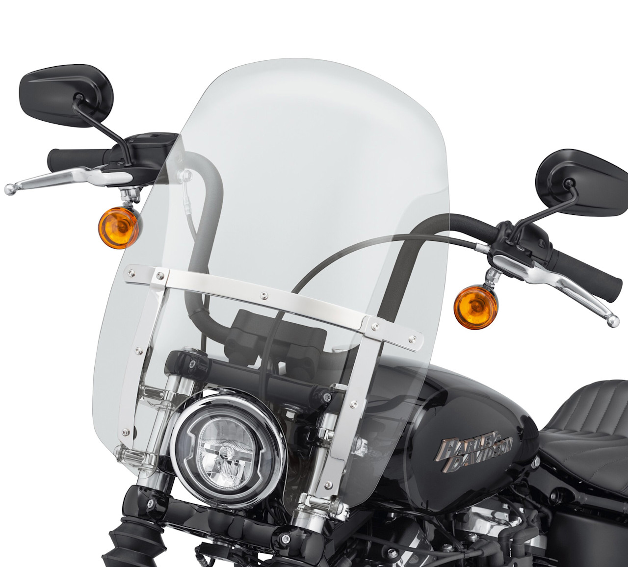 Harley-Davidson Accessories Wind Splitter Quick-Release Compact 18 in. Windshield